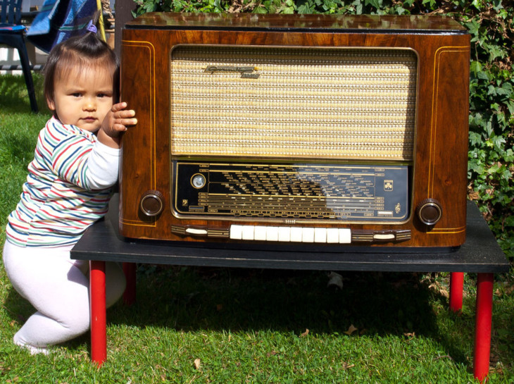 Wieder ein Riese der Grundig 4010 Meine Röhrenradios