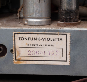 Tonfunk Violetta Phonosuper W336e-3D